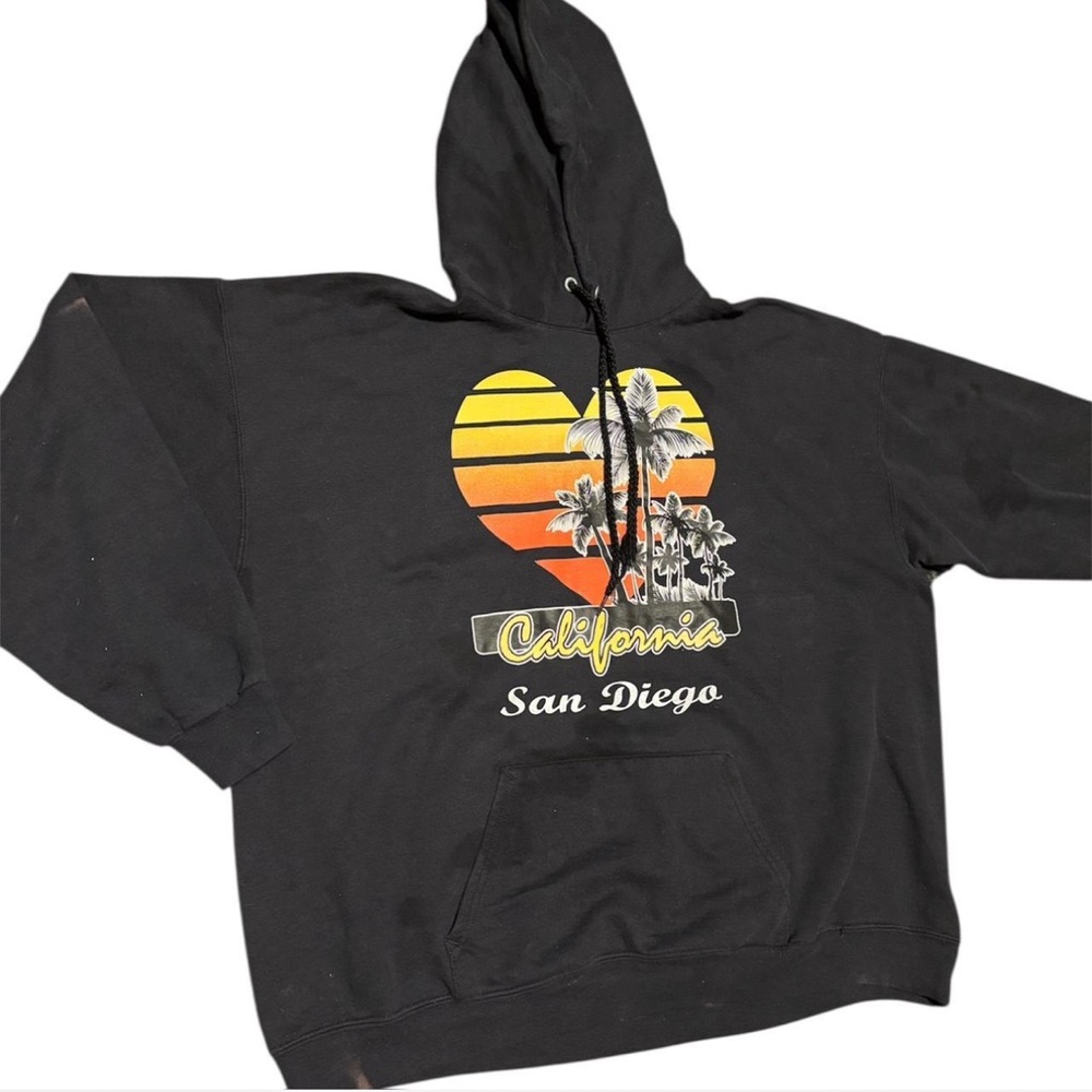 Black California San Diego Hoodie